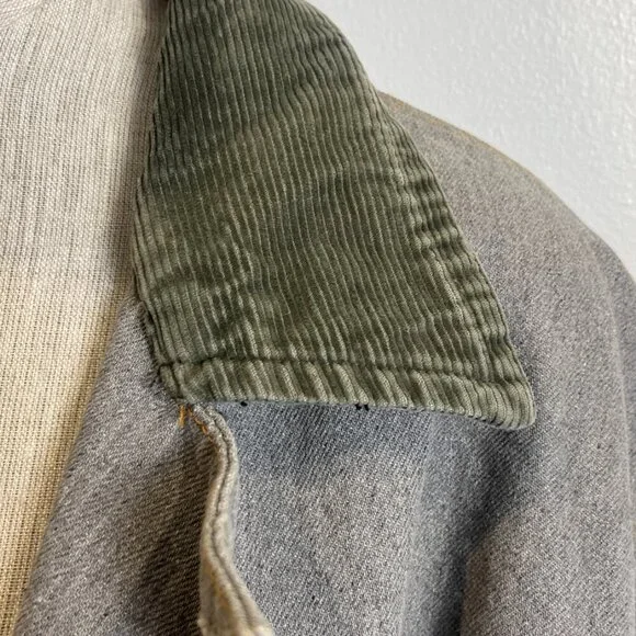 ARMANI JEANS BUCKLE DENIM FIELD JACKET - Picture 6 of 16